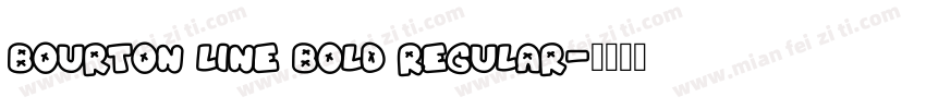 Bourton Line Bold Regular字体转换